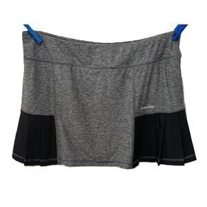 HEAD Black Heather Pleated Skort Size XL Stretch Tennis Golf New with Tag